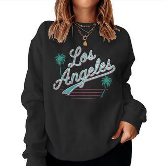 De Los Ángeles Es Es California Retro Sudadera Mujer - Regaloses
