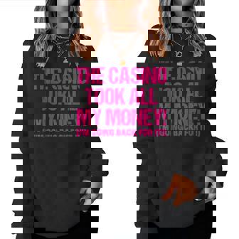 Amusant Pour Les Amateurs De Poker Et De Jeux Pour Hommes Et S Sweat-shirt pour femme - Cadeauxyz