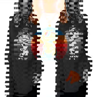 Dinosaurio T-Rex Retro Novedad Hombres Niños Es Divertido Dinosaurio Sudadera Mujer - Regaloses