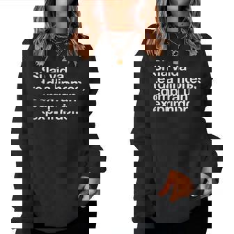 Divertente Inpagnolo Uomini E Donne Women Sweatshirt - Novitaregali