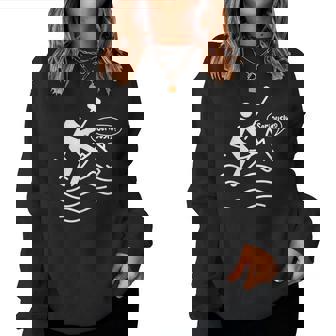 Divertido Waterpolo Horse Water Polo Amante De Los Deportes Acuáticos Sudadera Mujer - Regaloses