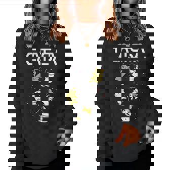 Divertidos Regalos De Gato Astronauta Espacial Para Hombres Es Niños Gatos Espacio Sudadera Mujer - Regaloses