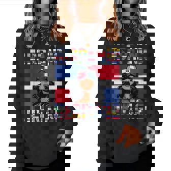 Dominican Republic Hispanic Heritage Proud Dominican Women Women Sweatshirt - Monsterry