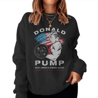 Donald Pump Redonne De La Force À L'amérique Sweat-shirt pour femme - Cadeauxyz