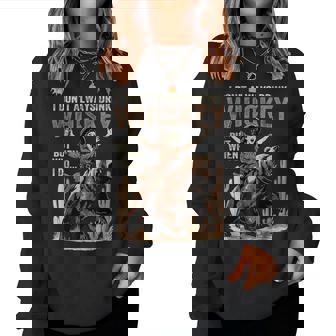 I Don’T Always Drink Whiskey But When I Do Cowgirl Women Sweatshirt | Seseable CA