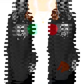 Drapeau Italien Amoureux De L'italie Chemise Italie Pour Fille Homme Italie Sweat-shirt pour femme - Cadeauxyz