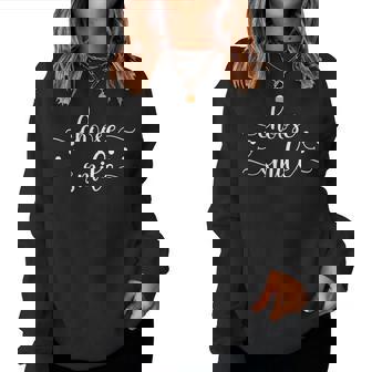 Elige El Regalo Deonrisa Para Hombres Es Y Niños Lindaonrisa Feliz Sudadera Mujer - Regaloses