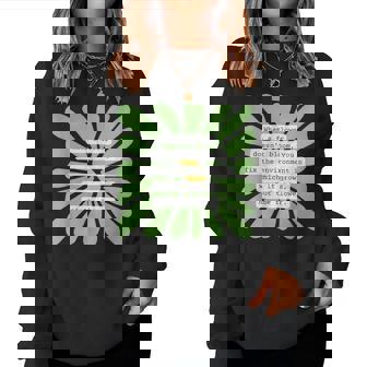 Environmental Behavioral Therapy Floral Bcba Aba Rbt Women Sweatshirt | Mazezy