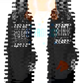 Er Nurse Emergency Department Room Healthcare For Women Women Sweatshirt | Seseable CA