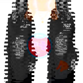 Esa Europeanpace Agency Missione Juice Patch Women Sweatshirt - Novitaregali