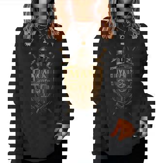 Faithful Warrior Man Of God Christian Knight Armor Dad Women Sweatshirt - Monsterry