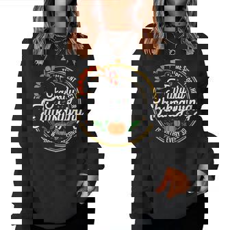 Family Thanksgiving 2025 Turkey Thankful Fall Autumn Women Sweatshirt | Mazezy