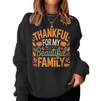 Family Thanksgiving Pumpkin For Men Women Sweatshirt - Thegiftio UK