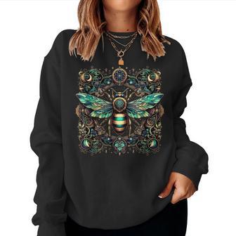 Fantasy Bee Beekeeper Beekeeping Hive Cute Bees Women Sweatshirt - Thegiftio UK
