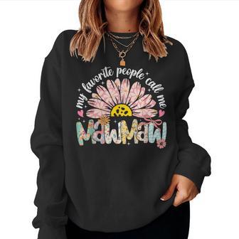 My Favorite People Call Me Mawmaw Girly Women Women Sweatshirt - Thegiftio UK