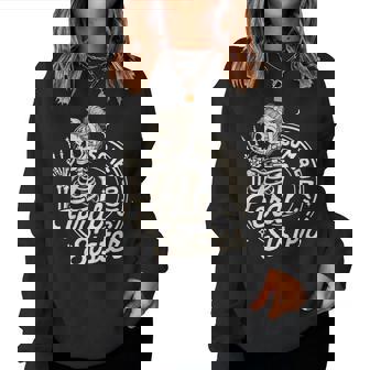 Feral Sister Skeleton Somebody's Feral Sister Women Sweatshirt | Mazezy