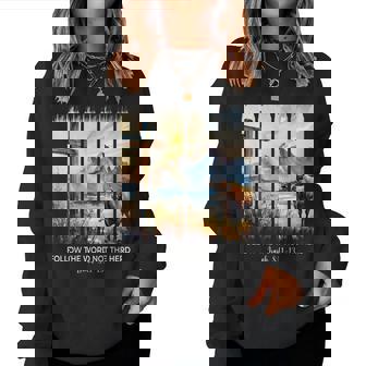 Follow The Word Not The Herd Christian Faith Bible Women Sweatshirt - Monsterry