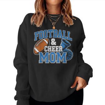 Football Cheer Mom For Vintage Cheer Spirit Women Sweatshirt - Thegiftio UK