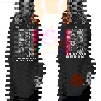 Forever Young Horse、競馬、デルマール、サンタアニタ レディーススウェットシャツ - Kawaiitshirt