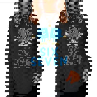 Fun 67 Meme Six Seven Science Teacher Periodic Table Women Sweatshirt | Mazezy