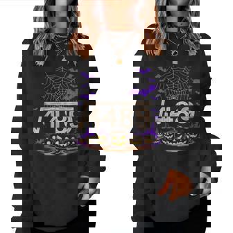 67 Meme Math Teacher 6 7 Halloween Square Root 4489 Women Sweatshirt - Monsterry