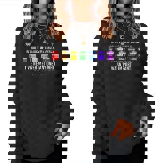 In 900 Years Of Time And Space Rainbow Flag Graphic Women Sweatshirt - Monsterry