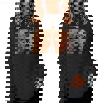 Disgusting Doll Face Meme Hilarious Sarcastic Women Sweatshirt | Seseable FR