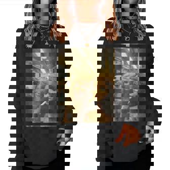 Disgusting Doll Face Meme Smoking Y2k Sarcastic Women Sweatshirt | Seseable FR