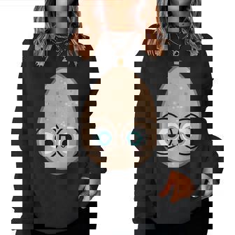 The Good Egg Teacher Halloween Costume Food Group Cute Women Sweatshirt | Seseable FR