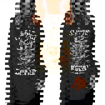 I'll Be In The Backyard Whiskey Cigar Minimalist Women Sweatshirt - Thegiftio