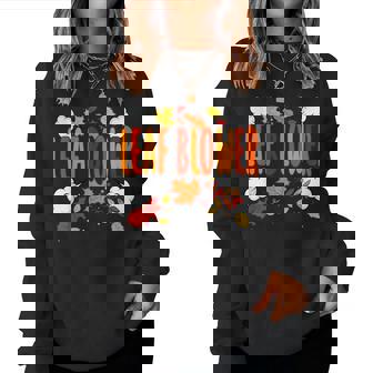 Leaf Blower Fall Costume Halloween Couple Matching Women Sweatshirt | Seseable UK