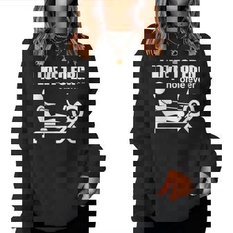 I Love To Erg Rowing Sarcastic Water Sports Women Sweatshirt - Monsterry