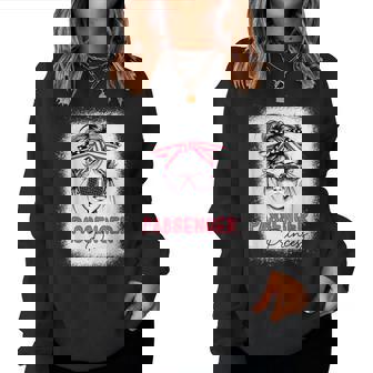 Princess Passenger Cute Messy Bun Hair Girls Women Women Sweatshirt - Thegiftio