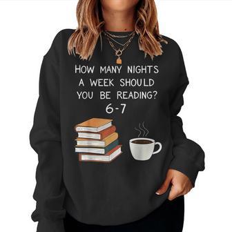 Reading 67 Six Seven Meme English Teacher Book Lover Women Sweatshirt - Thegiftio UK