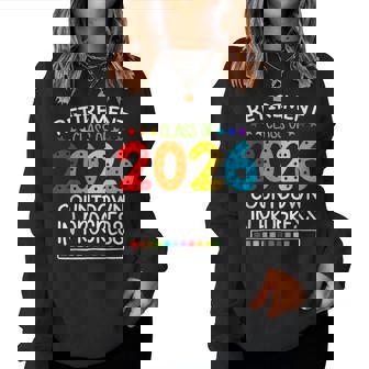 Retirement Class Of 2026 Countdown In Progress Teacher Women Sweatshirt | Seseable UK