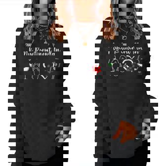 Retirement Pickleball Plan Wine Dog Lover Women Women Sweatshirt - Thegiftio