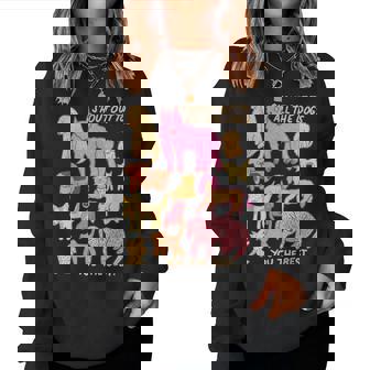 Shout Out To All The Dogs You The Best Cute Dog Women Women Sweatshirt - Monsterry