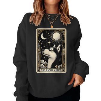 Siberian Husky Tarot Card Husky Lover Women Women Sweatshirt - Thegiftio UK