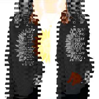 Social Worker Sunflower Caseworker Social Work Month Women Sweatshirt - Monsterry