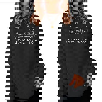 Future Maman 2026 Battement De Cœur Annonce De La Grossesse Sweat-shirt pour femme - Cadeauxyz