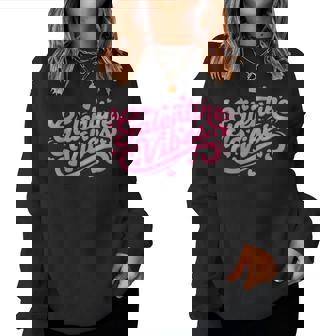 Galentines Vibes Happy Galentine's Day Girls Women Sweatshirt - Thegiftio