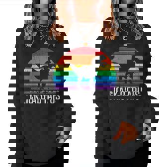 Gay Dino Lickalottapus Rainbow Pride Flag Trex Lgbtq Men Women Sweatshirt - Thegiftio