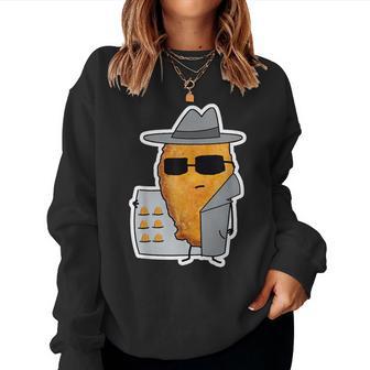 Geheimagent Chicken Nugget Geschenk Herren Damen Sweatshirt Frauen - Geschenkecke