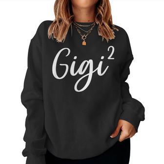 Gigi Of 2 Grandma Of Two Twins Cute Women Sweatshirt - Thegiftio UK