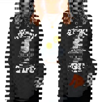 Gimnasio Y Tónico Divertido Entrenamiento Beber Broma Sudadera Mujer - Regaloses