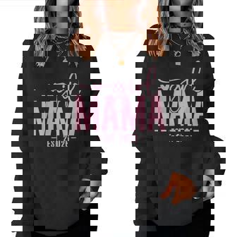 Girl Mama Est 2026 Pregnancy Reveal Mom To Be New Mommy Women Sweatshirt - Monsterry