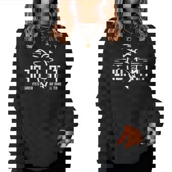 Goat Greatest Of All Time GOAT Musique Humoristique En Allemand Sweat-shirt pour femme - Cadeauxyz