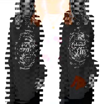 God Says I Am Floral Bible Verse Religious Christian Women Women Sweatshirt - Thegiftio