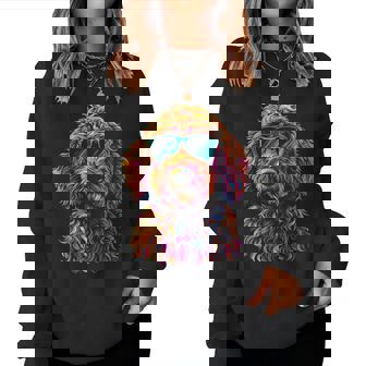 Goldendoodle Sunglasses Dog Mum Doodle Dad Women Sweatshirt - Thegiftio