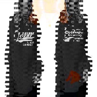 Grandma 2025 Rétro Grandma Est 2025 Sweat-shirt pour femme - Cadeauxyz